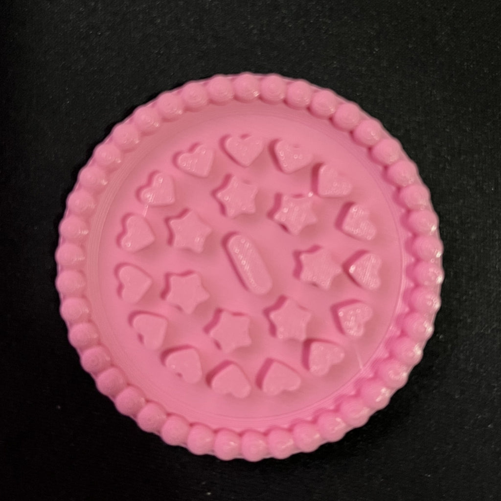 Limpiador de brochas de maquillaje de viaje.