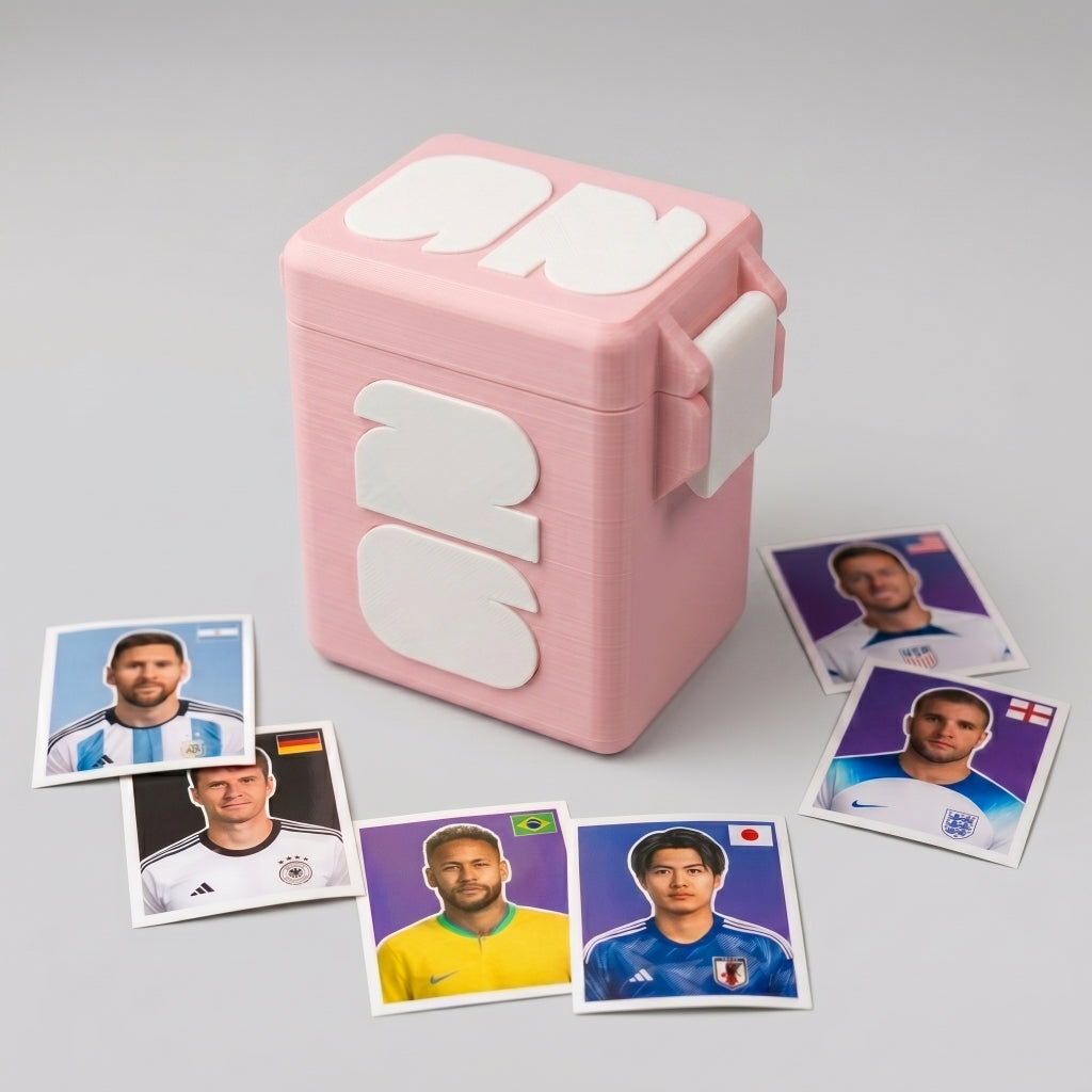 Sticker Holder Album World Cup 2026 - Box for 200 Stickers - Sticker Organizer Case