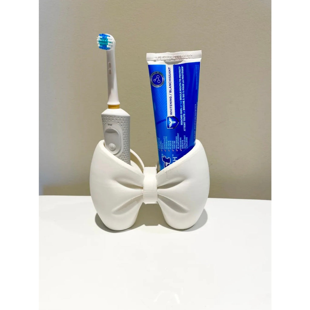 Makeup brush holder, multipurpose pen holder with bow