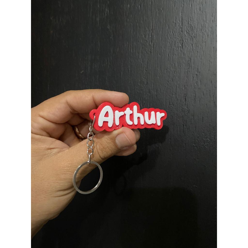 Llavero 3D con Nombre Personalizado para Mochila Escolar, Regalo y Recuerdo de Cumpleaños