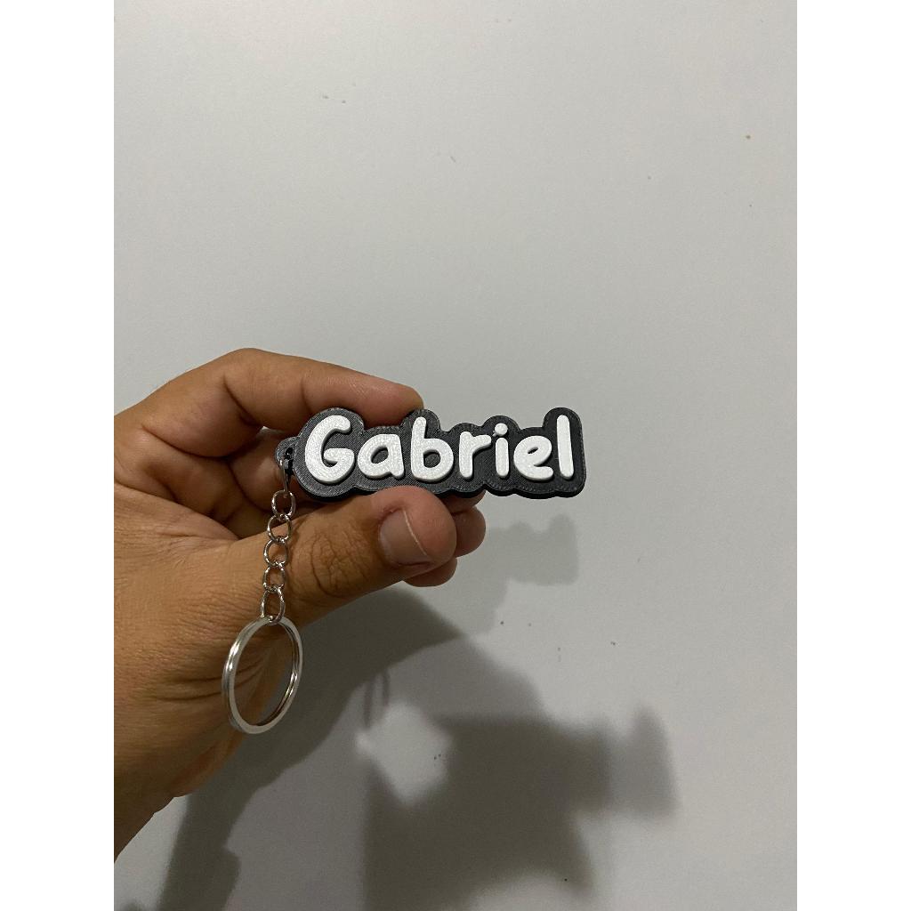 Llavero 3D con Nombre Personalizado para Mochila Escolar, Regalo y Recuerdo de Cumpleaños
