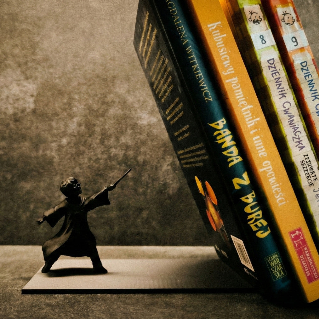 Aparador de Livros Estilo Harry Potter Suporte Decorativo Geek – Suporte para Livros