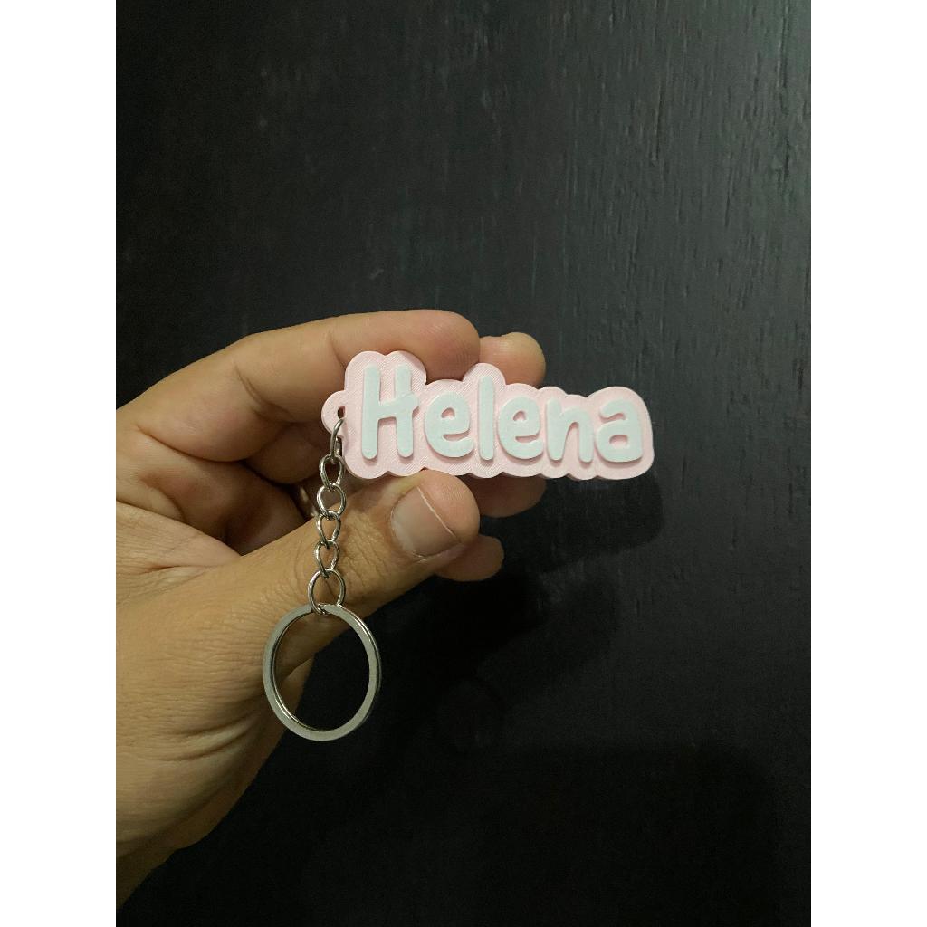 Llavero 3D con Nombre Personalizado para Mochila Escolar, Regalo y Recuerdo de Cumpleaños